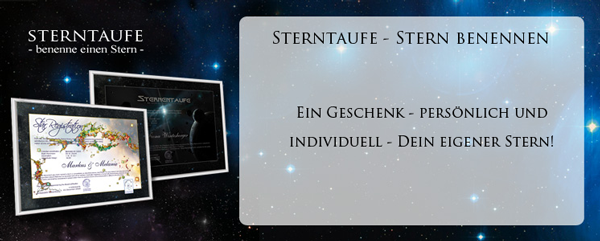 Stern-Urkunden  Sternpatenschaften